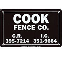 Cook Fence Co. Logo