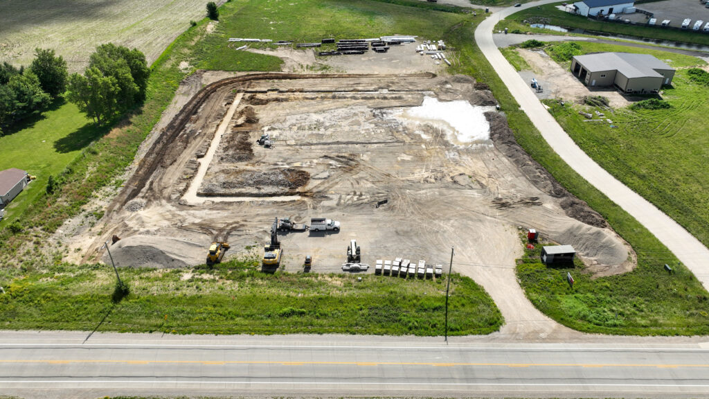 Aerial view of Eagle View development