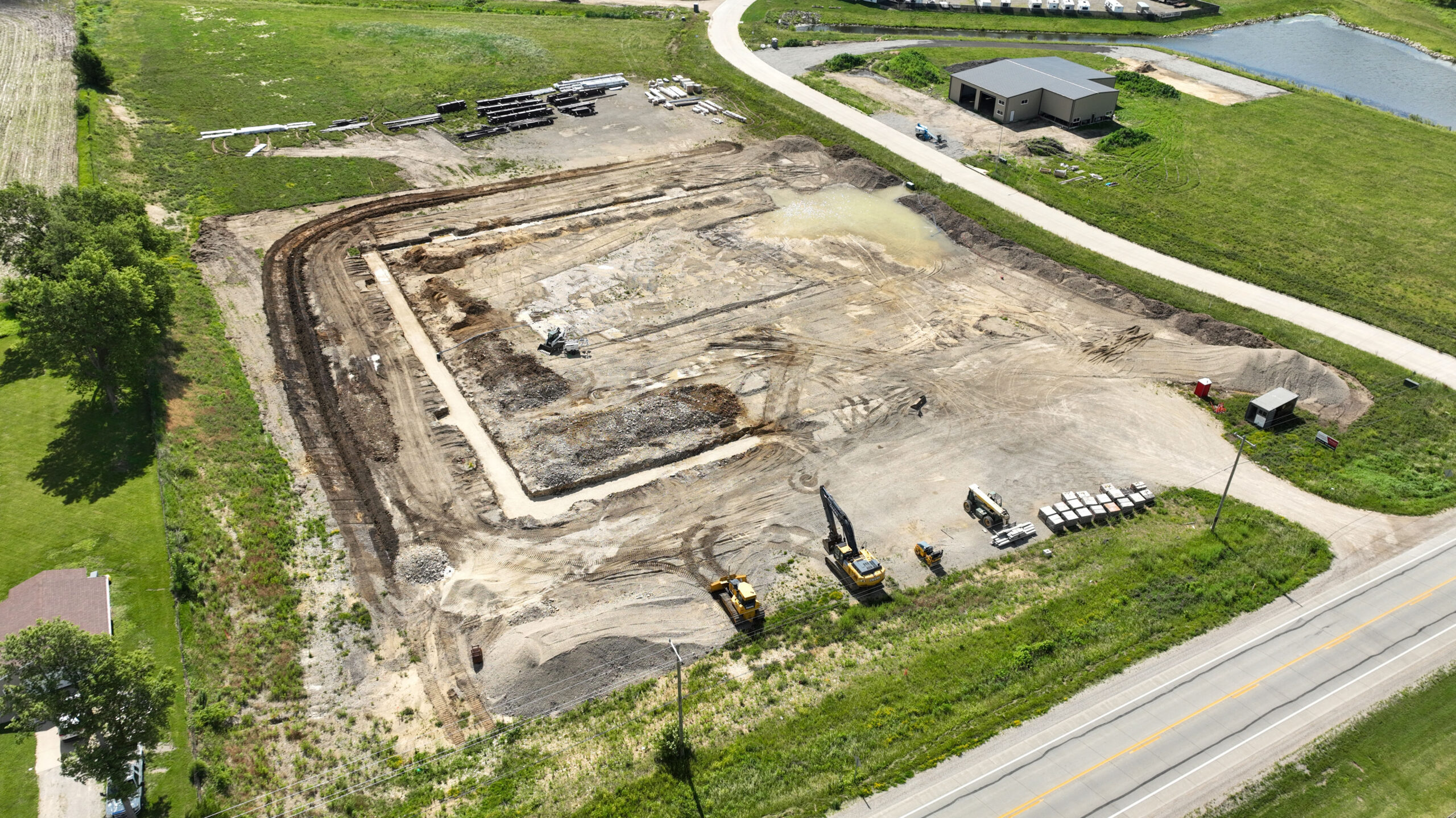 Eagle View construction progress