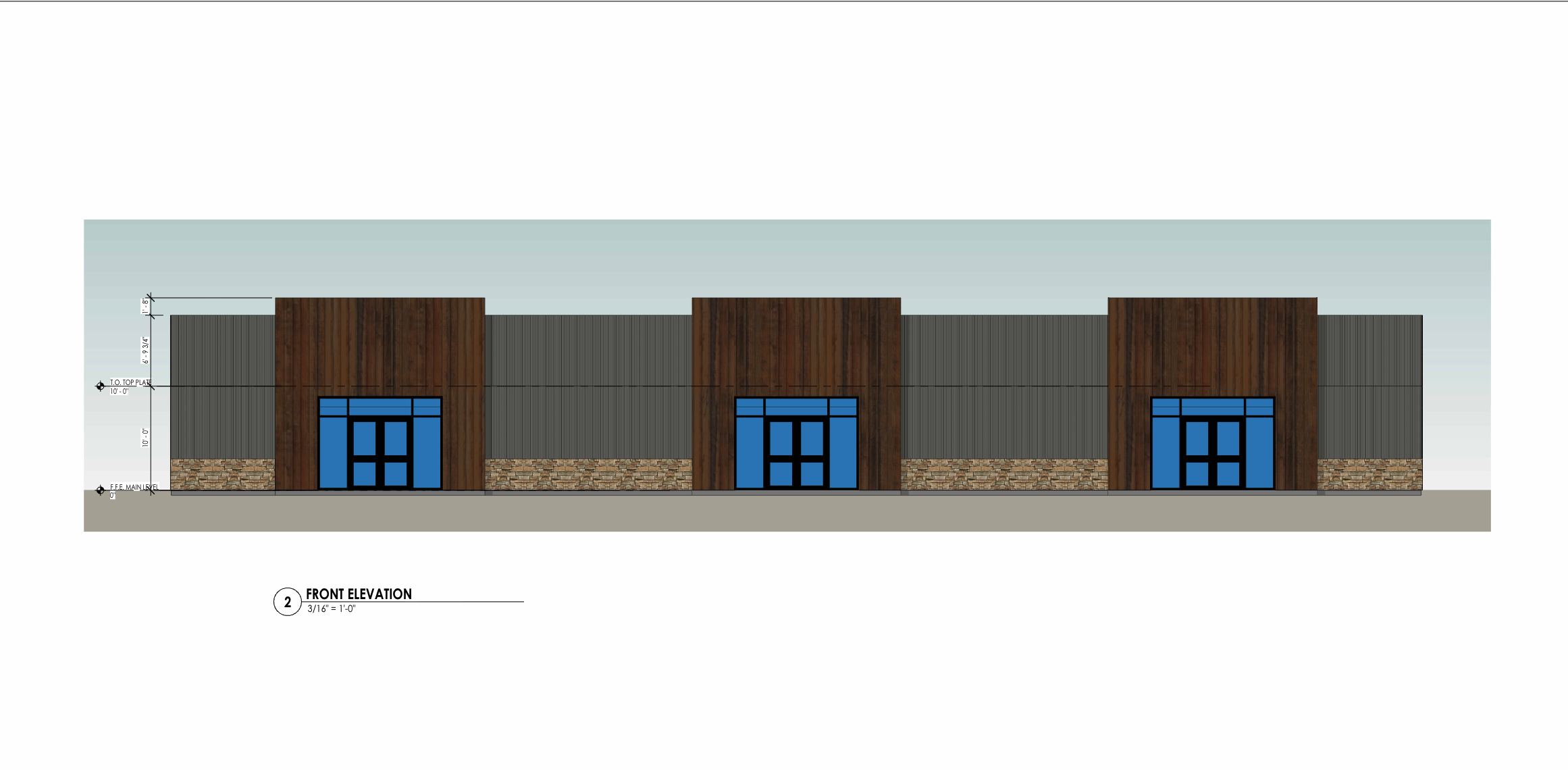 Robins Square building front elevation